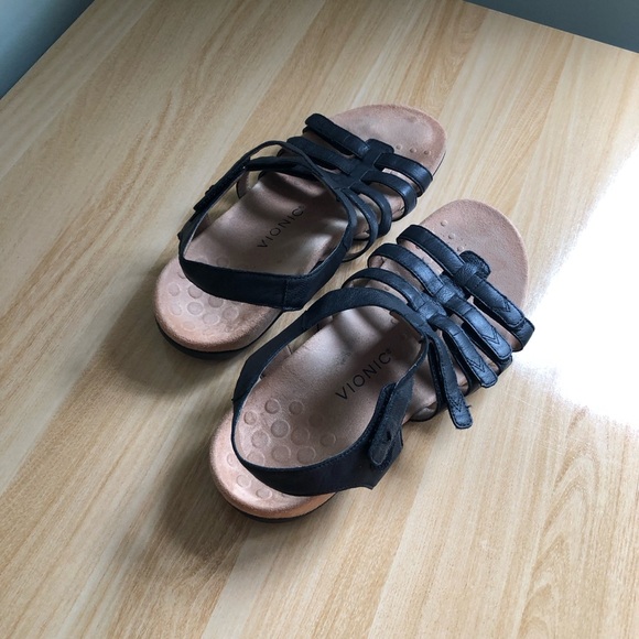 Good Condition Women’s Vionic Leather Sandals Size 11 - Picture 5 of 6